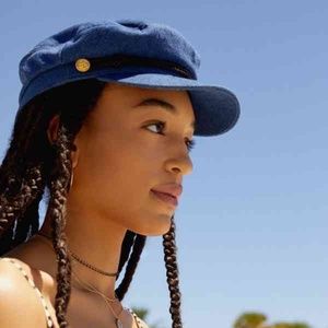 Urban Outfitters Denim Captain Hat